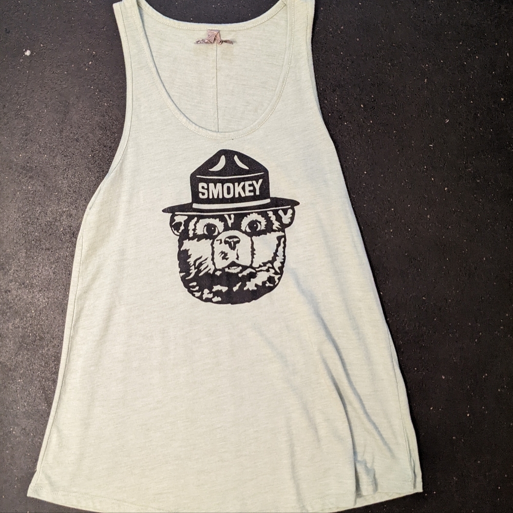 Smokey The Bear Tank Top
